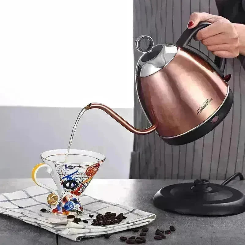 Full-automatic Constant Temperature Mute 1L Stainless Steel Kettle - EX-STOCK CANADA