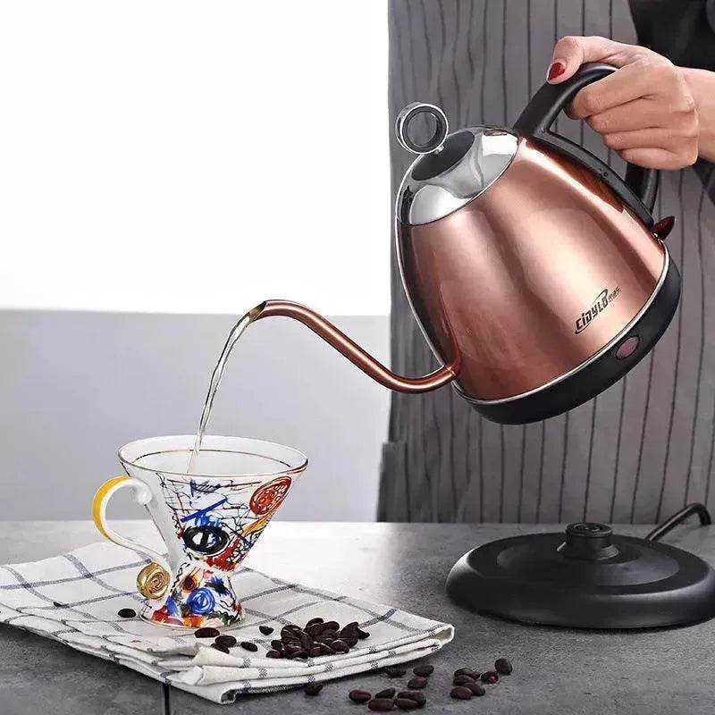 Full-automatic Constant Temperature Mute 1L Stainless Steel Kettle - EX-STOCK Canada