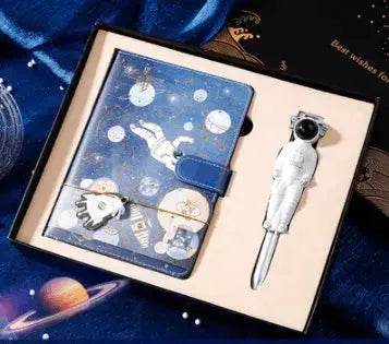 Galaxy Dream Coloring Page Notebook Cute Cartoon Astronaut - EX-STOCK Canada