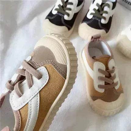 Girls' Baby Soft Bottom Non-slip Children's Canvas Shoes - EX-STOCK Canada