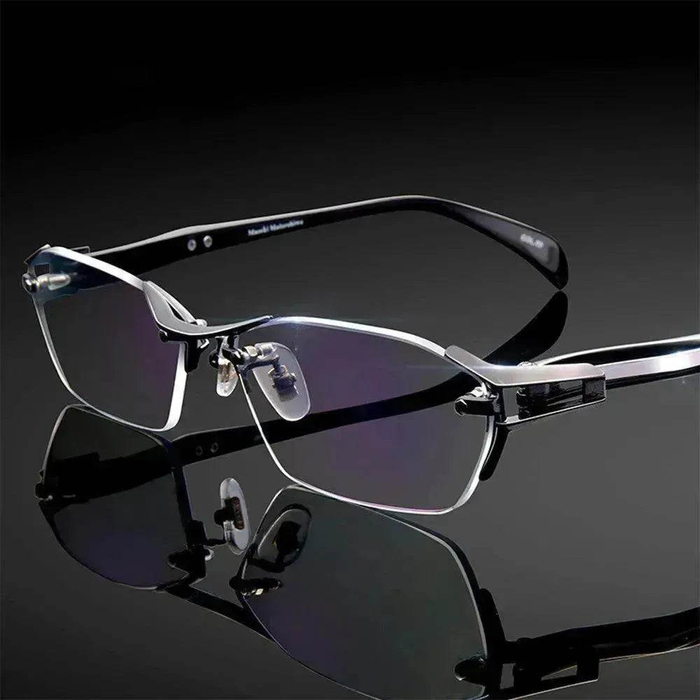 Glasses Frame Rimless Pure Titanium Glasses Frame Women - EX-STOCK Canada