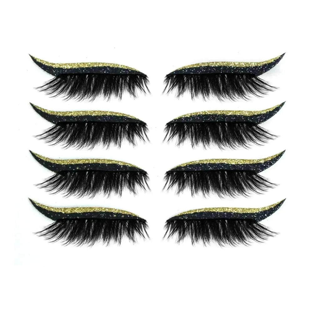 Glittering Eyeliner Sticker False lashes set - EX-STOCK Canada