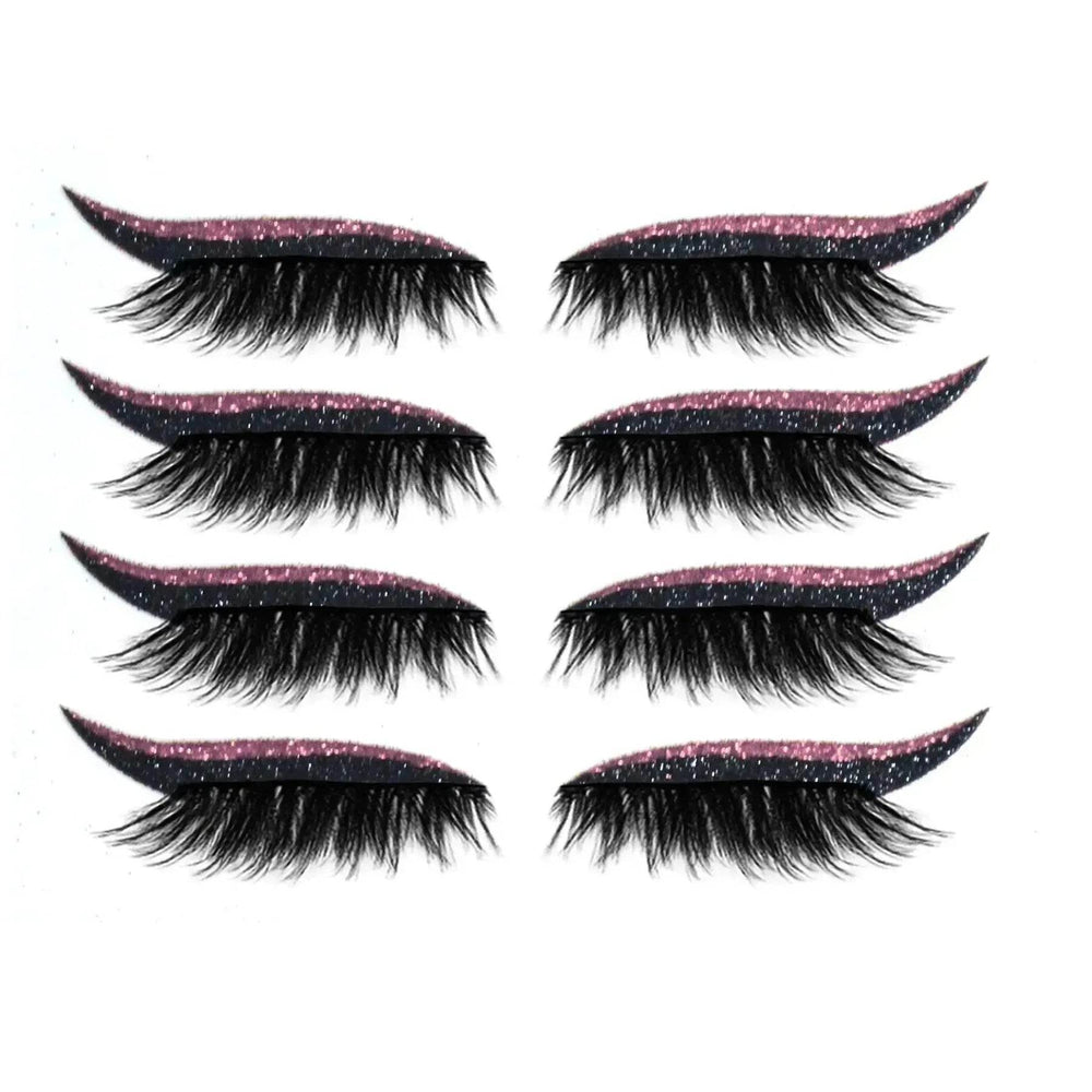 Glittering Eyeliner Sticker False lashes set - EX-STOCK Canada
