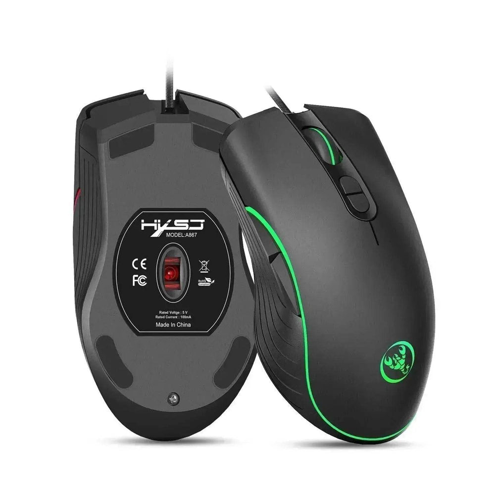 Glowing Gaming Mouse Gaming Wired Mouse - EX-STOCK Canada