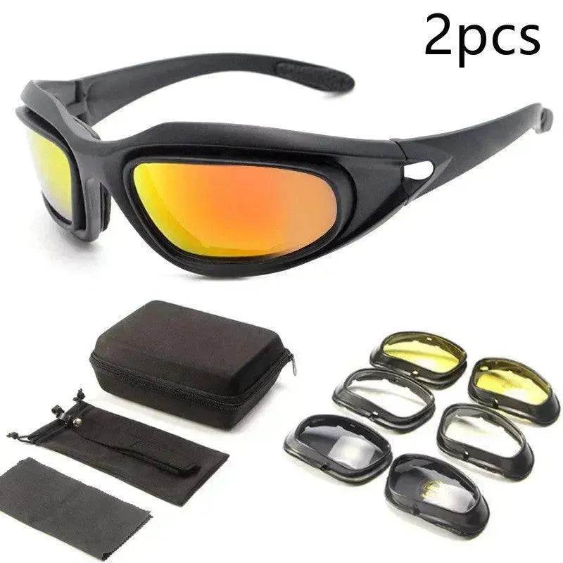 Goggles Polarized Tactical Sunglasses Outdoor Cycling Night Vision Dustproof Sunglasses - EX-STOCK Canada