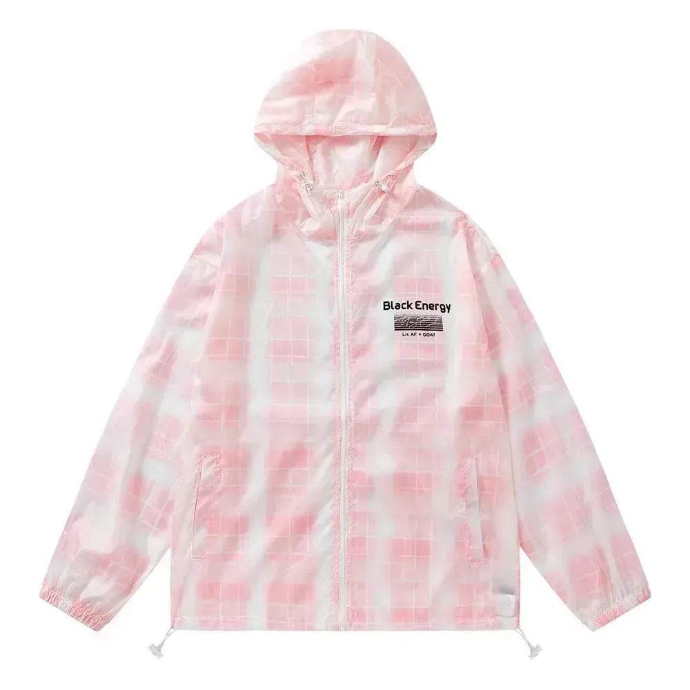 Gradient Plaid Lightweight Sun Protection Clothing - EX-STOCK Canada