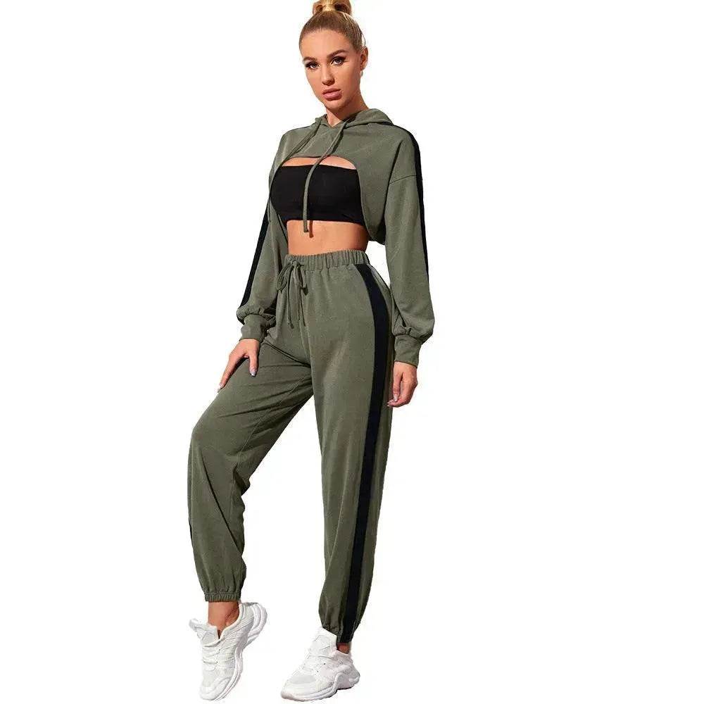 Gym Running Yoga Wear Loose Casual Sports Suit - EX-STOCK Canada