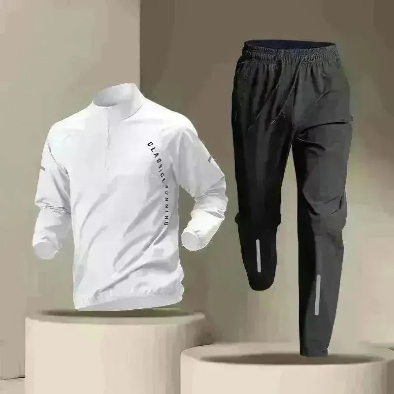 Half Zipper Sportswear Men's Long-sleeved Quick-drying Clothes - EX-STOCK CANADA