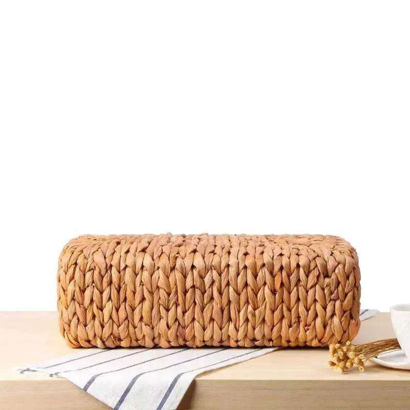 Hand-woven Summer Beach bag Mori solid color large capacity - EX-STOCK Canada