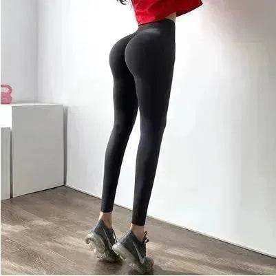 High-Waist Hip-Lifting Fitness Pants Women's High-Stretch Sports Tights - EX-STOCK Canada