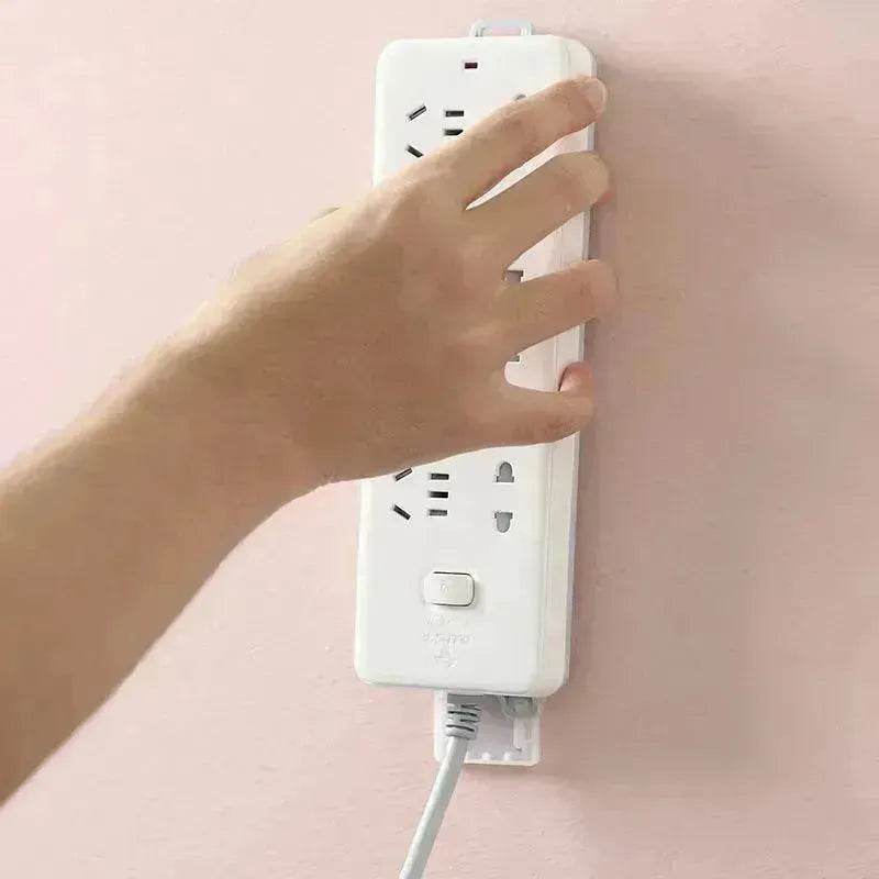 Hole-free Wall Power Extension Socket Holder - EX-STOCK Canada