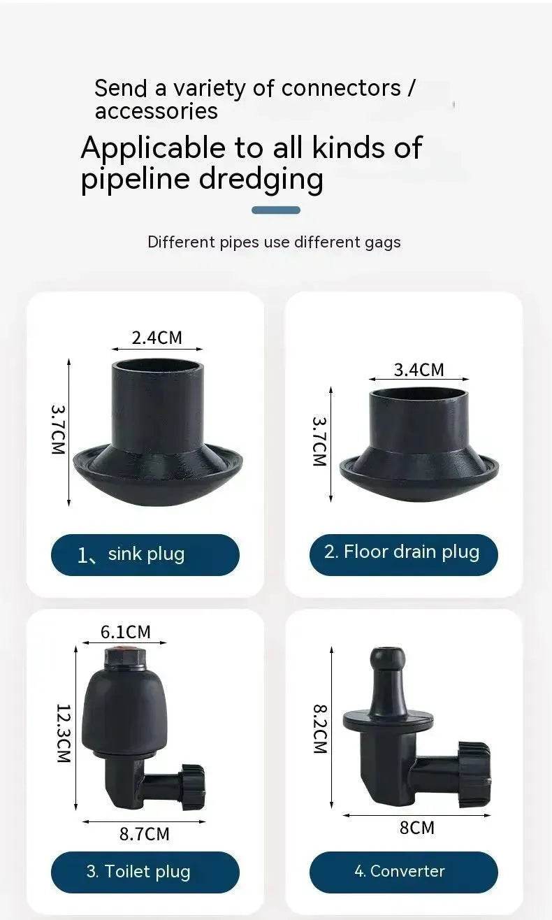 Household Kitchen Sink Toilet Blocked Pipe Unclogging Plunger. - EX-STOCK Canada