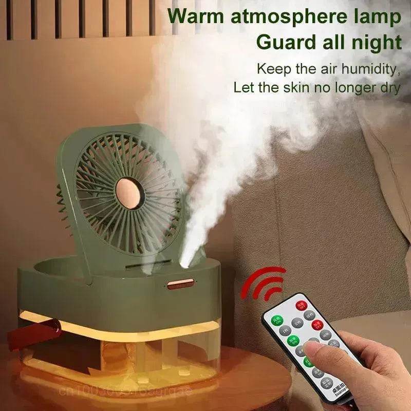 Humidifier Spray Fan Portable Fan Air Cooler Air Humidifier USB Fan Desktop Fan With Night Light For Summer Home Appliance - EX-STOCK Canada