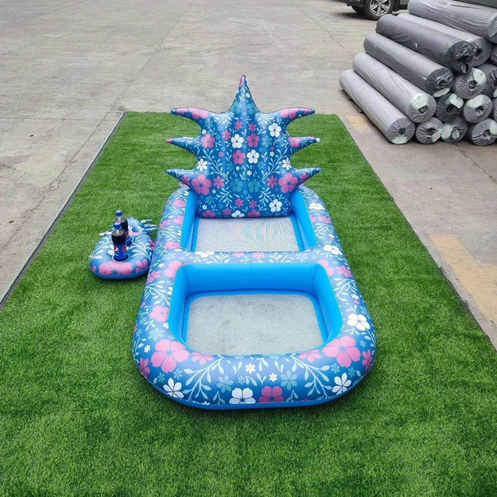 Inflatable Swimming Pool Pineapple Floating Row Air Cushion Bed Summer Water Floating Hammock Air Mattress Water Sports Toys - EX-STOCK Canada