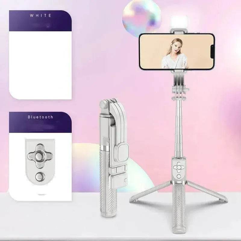 Integrated Selfie Stick Bluetooth Mobile Phone Live Streaming Tripod Stand - EX-STOCK Canada