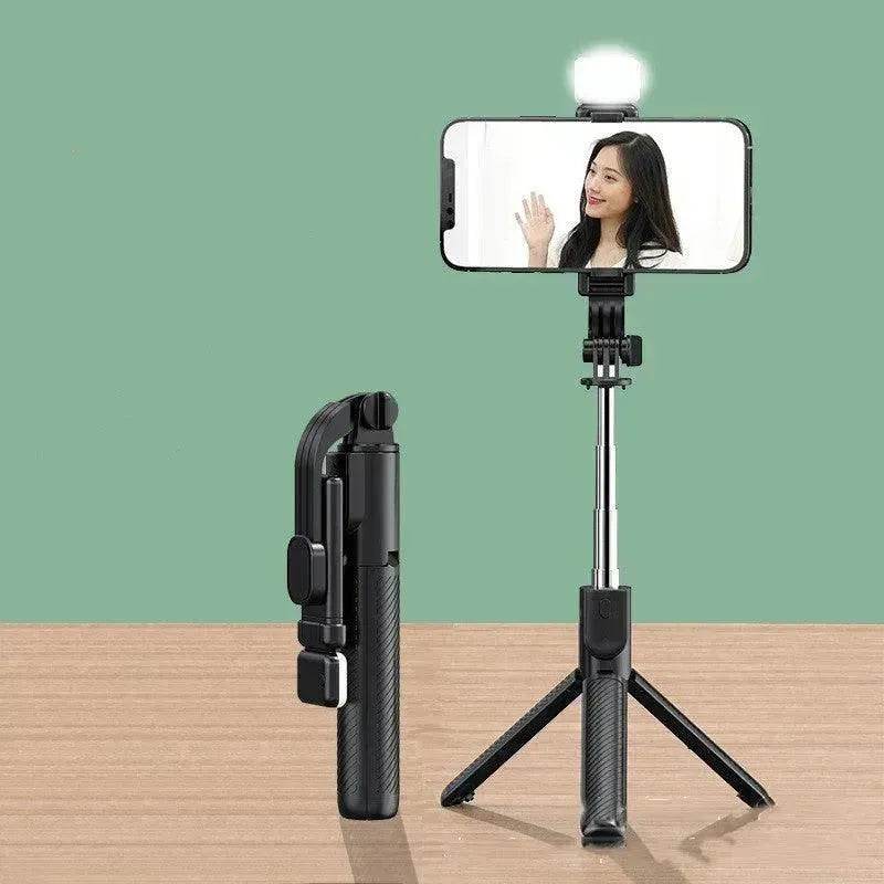 Integrated Selfie Stick Bluetooth Mobile Phone Live Streaming Tripod Stand - EX-STOCK Canada