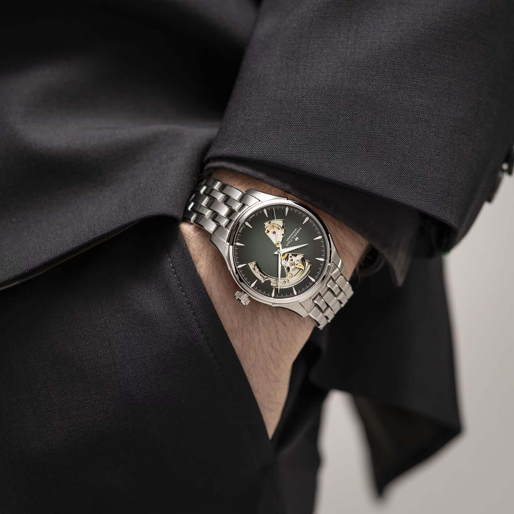 Hamilton Jazzmaster Open Heart Watch H32675160 - EX-STOCK Canada