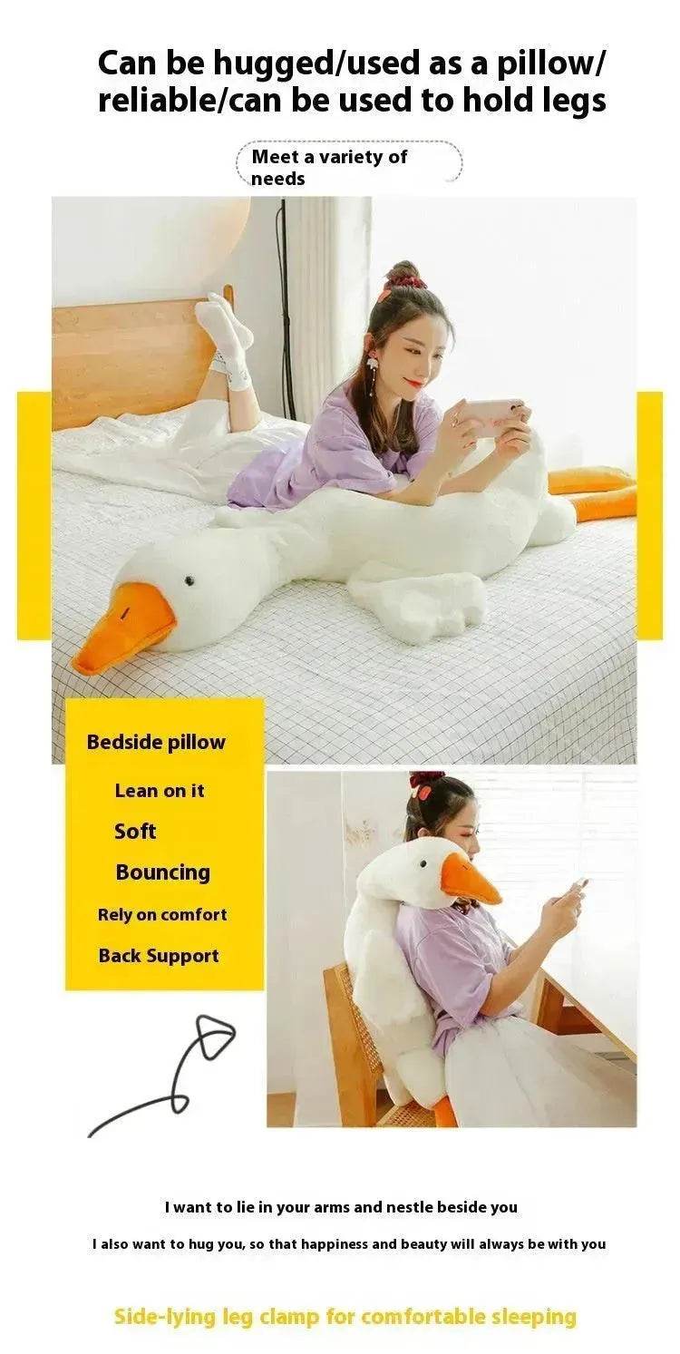 Kids Children Cute Big White Geese Pillow Plush Toy Stuffed Animal Plushies - EX-STOCK Canada