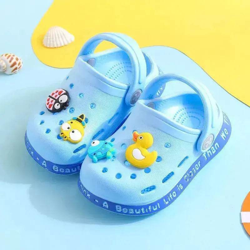 Kids Slippers for Boys Girls Cartoon Shoes Summer Toddler - EX-STOCK Canada