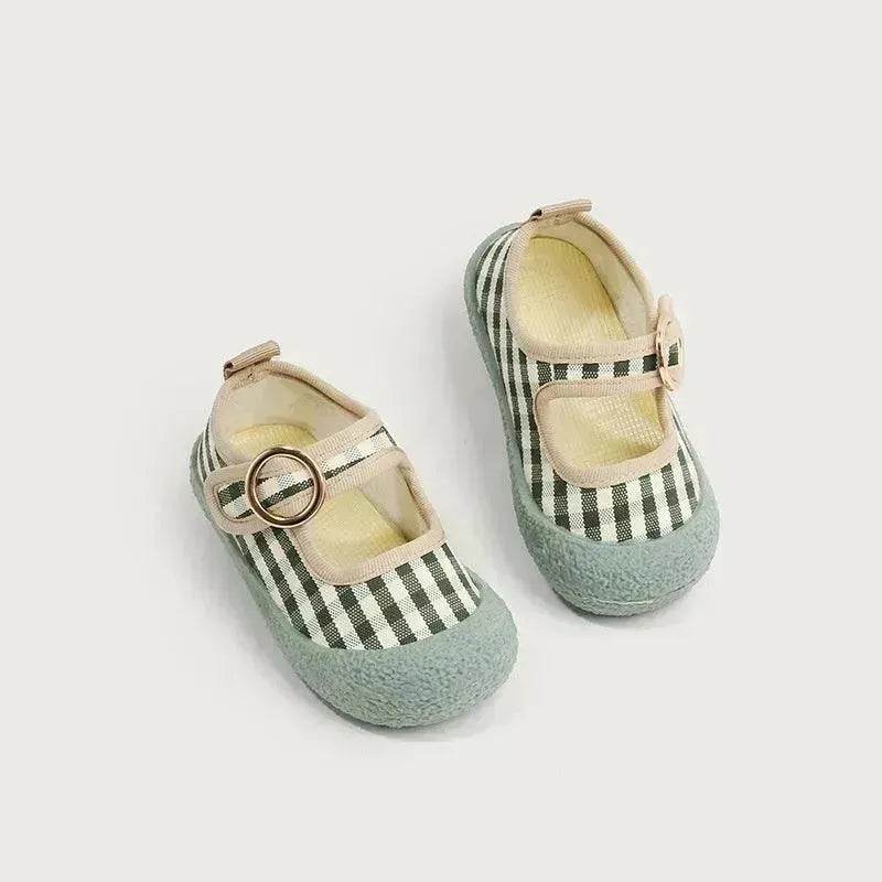Kindergarten Canvas Shoes Indoor New Soft Bottom Non-slip Shallow Mouth - EX-STOCK Canada