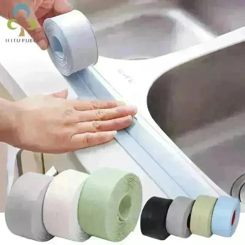 Kitchen And Waterproof And Mildproof Tape Wall Corner Wall Corner Joint Protection Sticker Anti-collision Strip - EX-STOCK CANADA