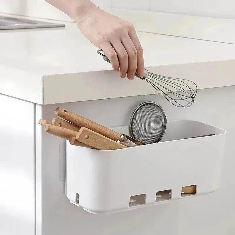 Kitchen Cabinet Retractable Storage Rack Drawer Type Multi-function Hole Free Refrigerator Bath Organizer Food Preservation Box - EX-STOCK Canada