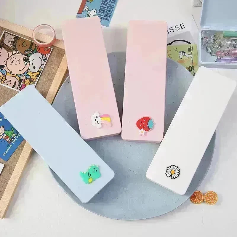 Korean version of ins candy color cartoon pencil case - EX-STOCK Canada