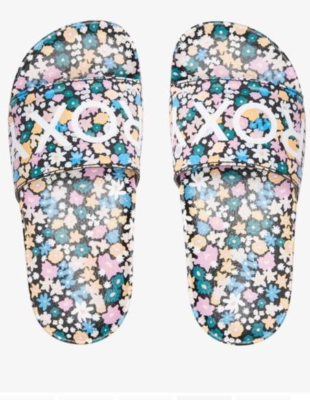 Roxy Slippy Printed - Girls Slide Sandal - EX-STOCK Canada