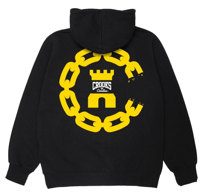 Sweat à capuche Crooks & Castles Chain C Castle - Homme EX-STOCK Canada