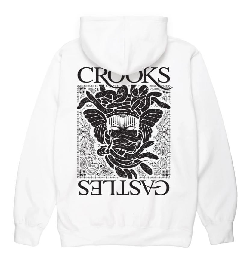 Crooks N Castles Goth Paisley - Felpa con Cappuccio da Uomo - EX-STOCK Canada