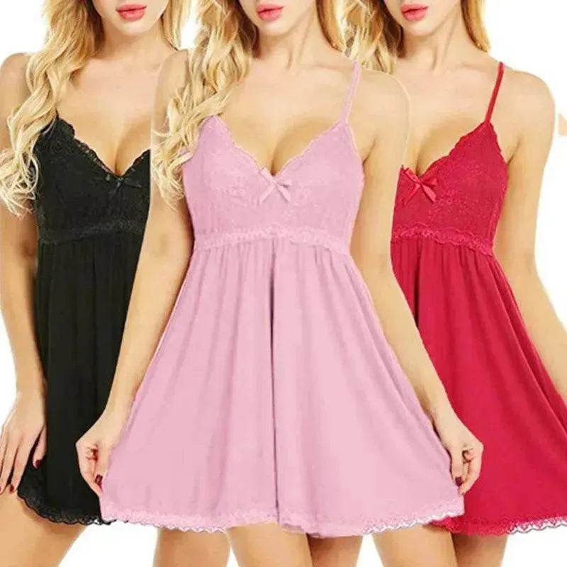 Lace Lingerie Sling Dress - EX-STOCK Canada