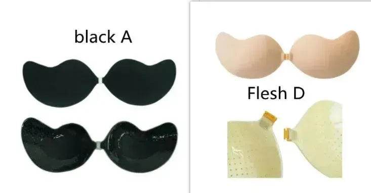 Lala Goddess Mango Cup With Deep V Invisible Bra Women's Swimwear Bridal Wedding Dress Gathered Chest Stickers Wholesale - EX-STOCK Canada