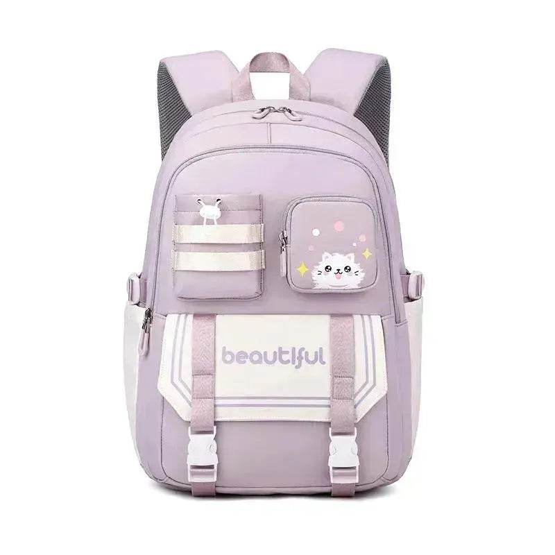 Large Capacity Schoolbag For Primary School Girls Cute - EX-STOCK Canada