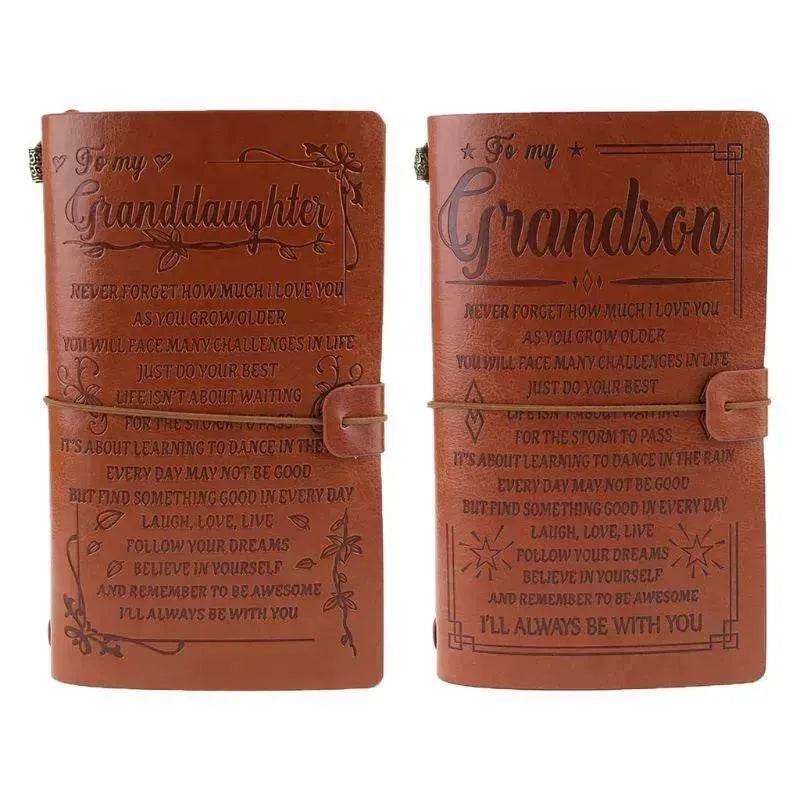 Leather Hand Ledger Business Note Hand Ledger - EX-STOCK Canada