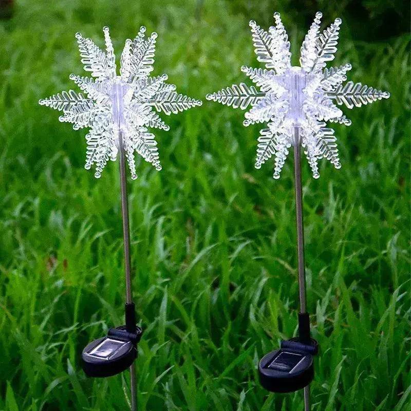 LED Solar Snowflake Light Outdoor Waterproof - EX-STOCK Canada