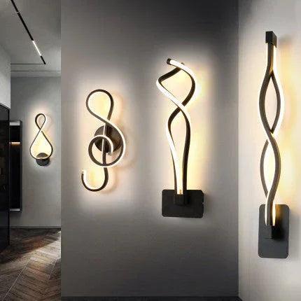 led wall lamp nordic minimalist bedroom bedside lamp EX-STOCK Canada