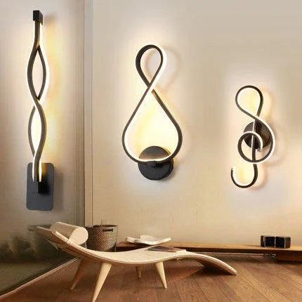 led wall lamp nordic minimalist bedroom bedside lamp EX-STOCK Canada