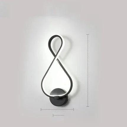 led wall lamp nordic minimalist bedroom bedside lamp EX-STOCK Canada