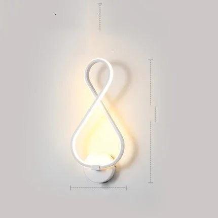 led wall lamp nordic minimalist bedroom bedside lamp EX-STOCK Canada