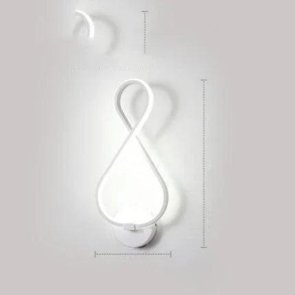 led wall lamp nordic minimalist bedroom bedside lamp EX-STOCK Canada