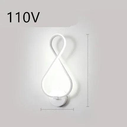led wall lamp nordic minimalist bedroom bedside lamp EX-STOCK Canada