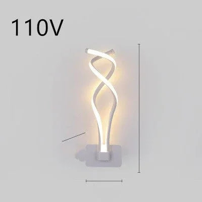 led wall lamp nordic minimalist bedroom bedside lamp EX-STOCK Canada