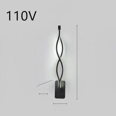 led wall lamp nordic minimalist bedroom bedside lamp EX-STOCK Canada