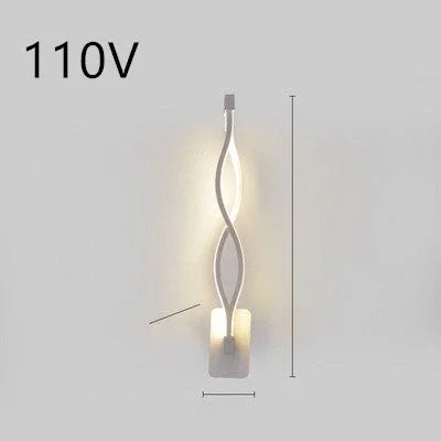 led wall lamp nordic minimalist bedroom bedside lamp EX-STOCK Canada