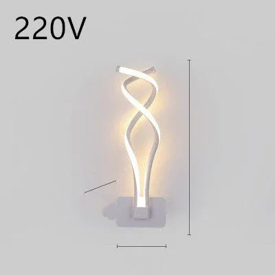 led wall lamp nordic minimalist bedroom bedside lamp EX-STOCK Canada
