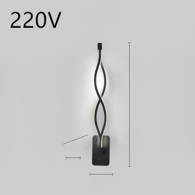 led wall lamp nordic minimalist bedroom bedside lamp EX-STOCK Canada