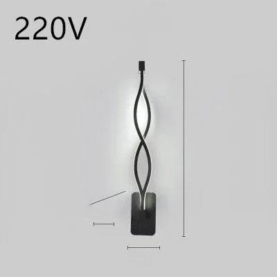led wall lamp nordic minimalist bedroom bedside lamp EX-STOCK Canada