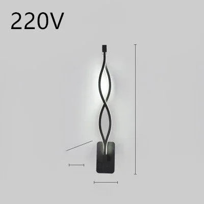 led wall lamp nordic minimalist bedroom bedside lamp EX-STOCK Canada