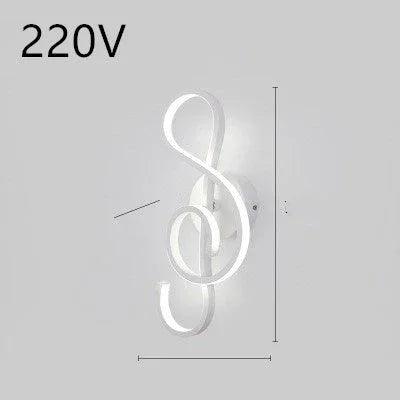 led wall lamp nordic minimalist bedroom bedside lamp EX-STOCK Canada