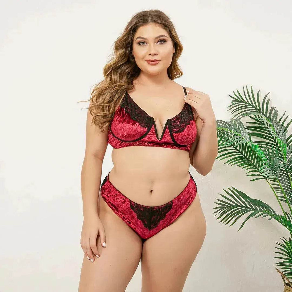 Lingerie grande taille Velours - EX-STOCK Canada